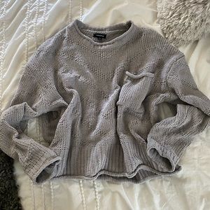 Cropped Knit Sweater
